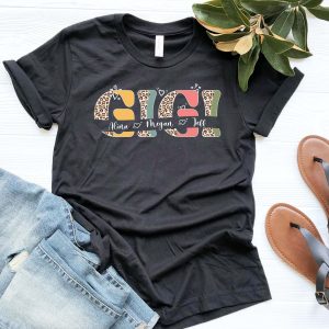 Personalized Gigi To Be Shirt - Cute Grandma Shirt - Mother's Day Gift for Grandma or Nana - Pregnancy Reveal Shirt