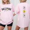 Baseball Softball Mom Shirt Softball Baseball Mom Shirt Ballpark Mama Shirt Names on Back Custom Baseball Mom 2