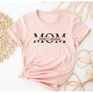 Custom Mama Shirt Mom Shirt with Names Personalized Mama T shirt Custom Mama Shirt Mothers Day Shirt 2