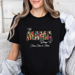 Cute Mama Shirt Mum Gift Mum Birthday Gift This Mummy Belongs Personalised Mum 3