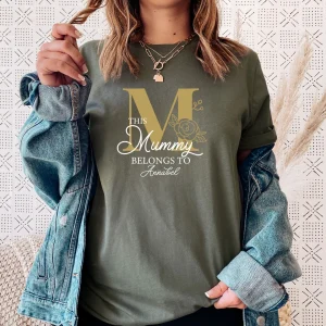 Floral Mummy Shirt, This Mummy Belongs, Personalized Mama Shirt, Mama Gifts, Mummy To Be