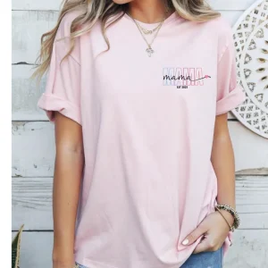 Mama Est Shirt, Personalized Mama T shirt, Custom Mama Shirt, New Mum Gift, Mothers Day Shirt