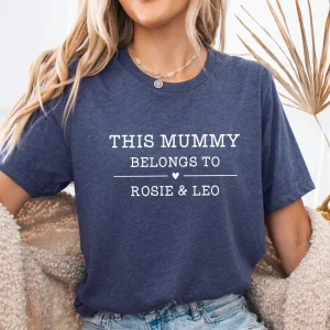 Mummy Belongs T shirt Mothers Day Shirt Custom Mum Tshirt New Mum Gift Mommy To Be Gift 1
