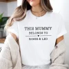 Mummy Belongs T shirt Mothers Day Shirt Custom Mum Tshirt New Mum Gift Mommy To Be Gift 2