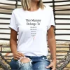 Mummy T Shirt This Mummy belongs to . Custom Mothers Day Shirt New Mum Shirt Cute Mum Gift