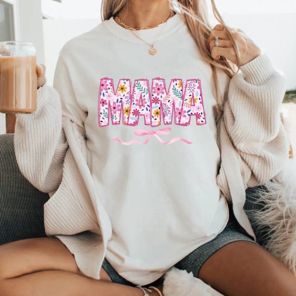 12 Floral Coquette Mama Png Bundle Preppy Mama Png Mama Flower Png Retro Floral Mama Png Mothers Day Png Mama Png Gift for Mama Png 1 1