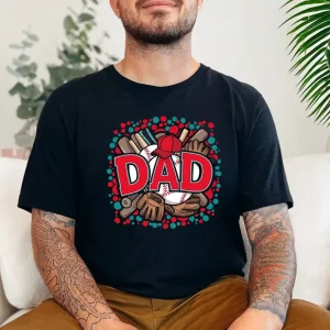 Baseball Dad Tee ? Gift for Sports Dad ? Game Day Shirt for Father