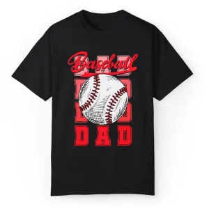 Vintage Baseball Dad Shirt ? Father's Day Baseball Game Tee