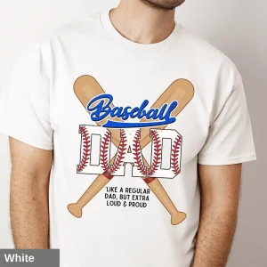 Cool Baseball Dad Tee ? Great Father's Day Gift for Baseball Lovers