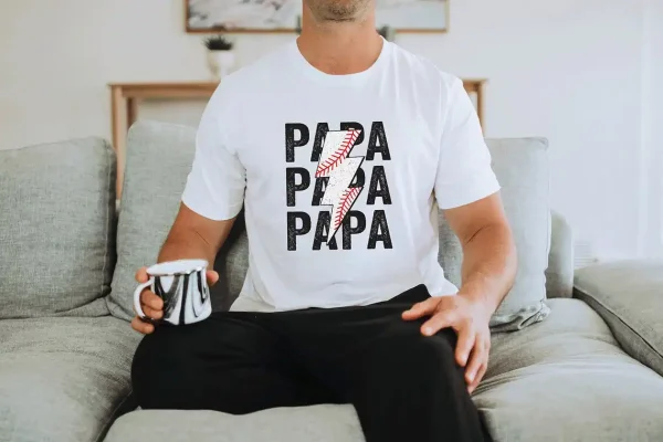 Baseball Papa Shirt 1