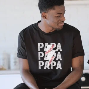 Baseball Papa Shirt 2