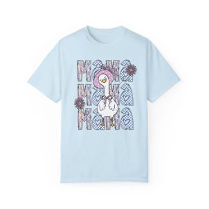 Brushstroke Mama Goose Shirt Trendy Floral Mama Goose T Shirt Mothers Day Shirt Retro Checkered Mama Tee Silly Goose Lover Gift 4 1