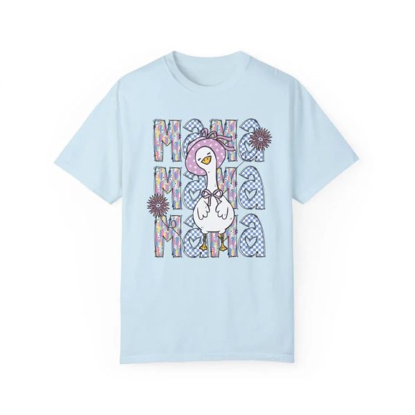 Brushstroke Mama Goose Shirt Trendy Floral Mama Goose T Shirt Mothers Day Shirt Retro Checkered Mama Tee Silly Goose Lover Gift 4 1