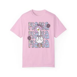 Brushstroke Mama Goose Shirt Trendy Floral Mama Goose T Shirt Mothers Day Shirt Retro Checkered Mama Tee Silly Goose Lover Gift 5 1
