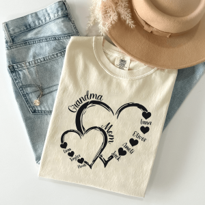 Bundle CUSTOM Heart Kid Name Grandma Mom Png Grandma Png Gift For Mom Png Add Kids Name Png Mothers Day Png Gift For Grandma Pn 3