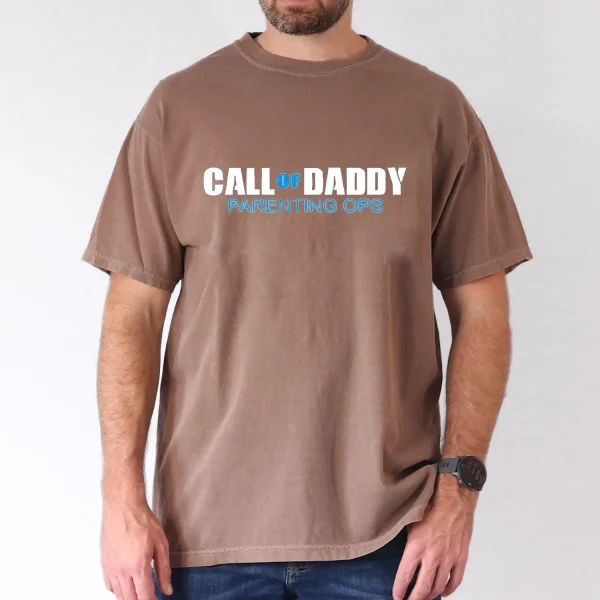 Casual Polyester Short Sleeve T Shirt with Bold Letter Print Machine Washable All Season Wear 1