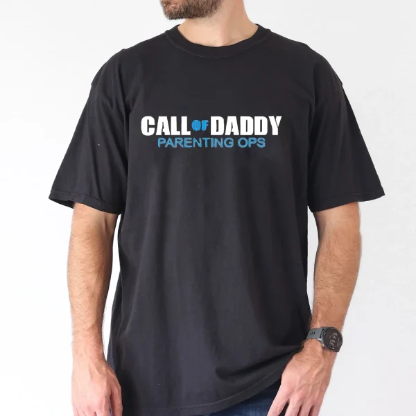 Casual Polyester Short Sleeve T Shirt with Bold Letter Print Machine Washable All Season Wear 4