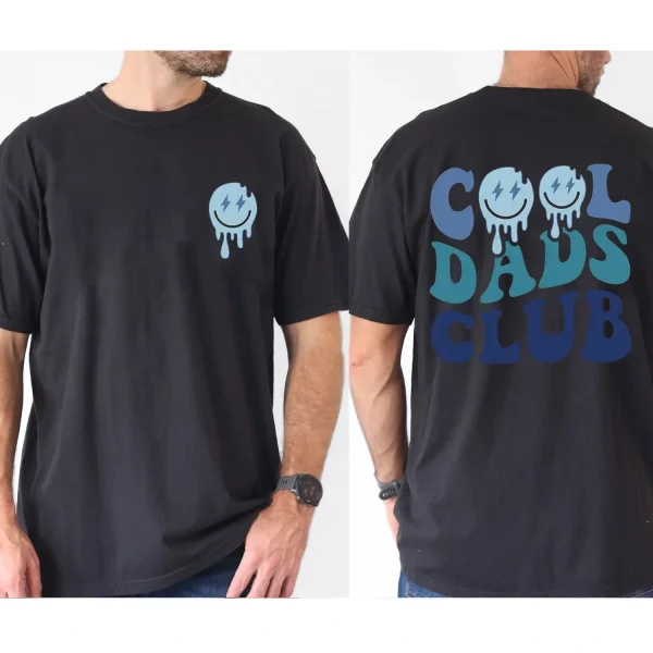 Cool Dad Club print tee shirt Tees for Men Casual Short Sleeve T shirt for summer 2