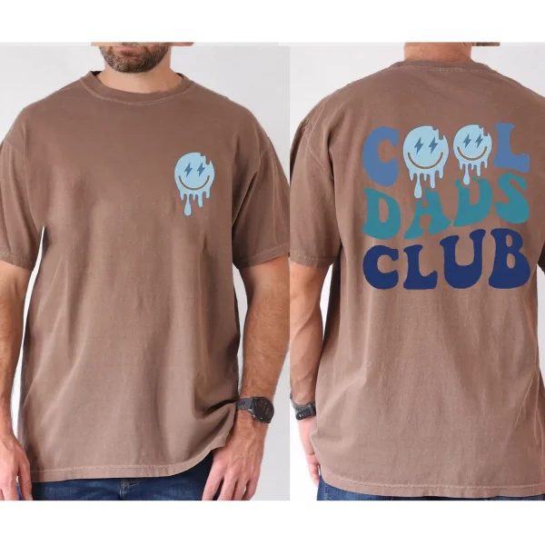 Cool Dad Club print tee shirt Tees for Men Casual Short Sleeve T shirt for summer 3
