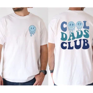 Cool Dad Club print tee shirt Tees for Men Casual Short Sleeve T shirt for summer 4