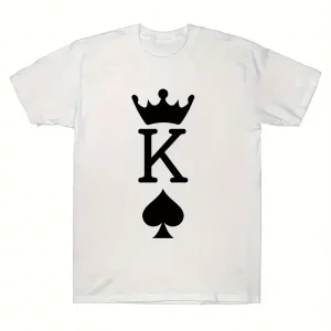 Couple Front Print T shirt 1