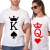 Couple Front Print T shirt 2