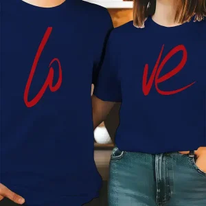 Couples Casual Crew Neck 2