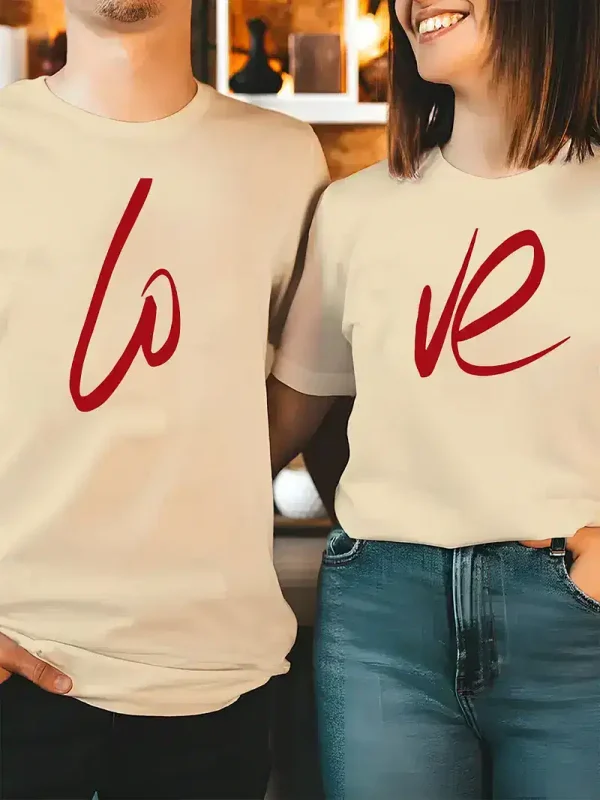 Couples Casual Crew Neck 3