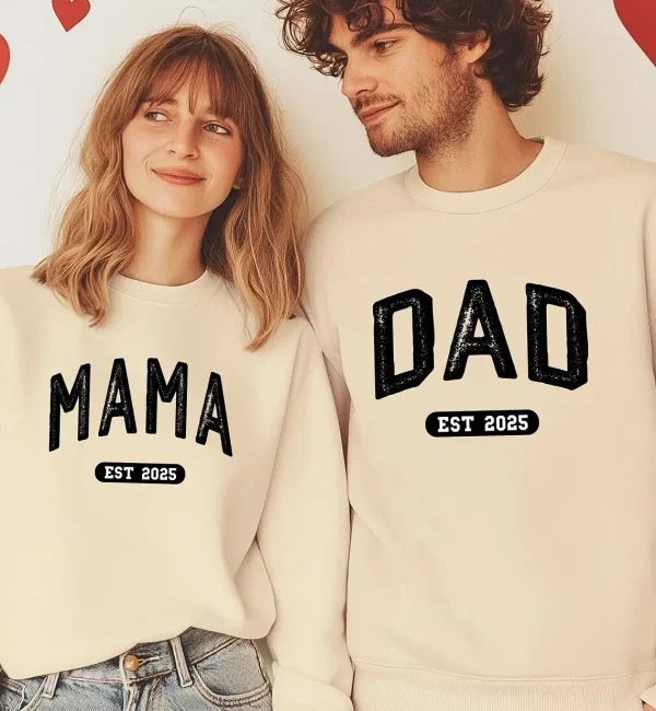 Custom Mom And Dad Shirt 1