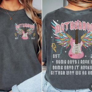 Custom Motherhood Comfort Colors ShirtMotherhood Some Day I Rock It ShirtTrendy Mom ShirtOversized Graphic TeeCool Mom ClubMom Life Tee 3 1