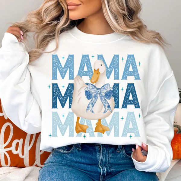 Cute Mama Coquette Png Goose Png Goose Lover Sublimation Mothers Day Png Girly Png Goose T shirt Png Birthday Gift For Her Duck Png 4 1