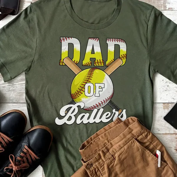 Dad Of Ballers Shirt 1