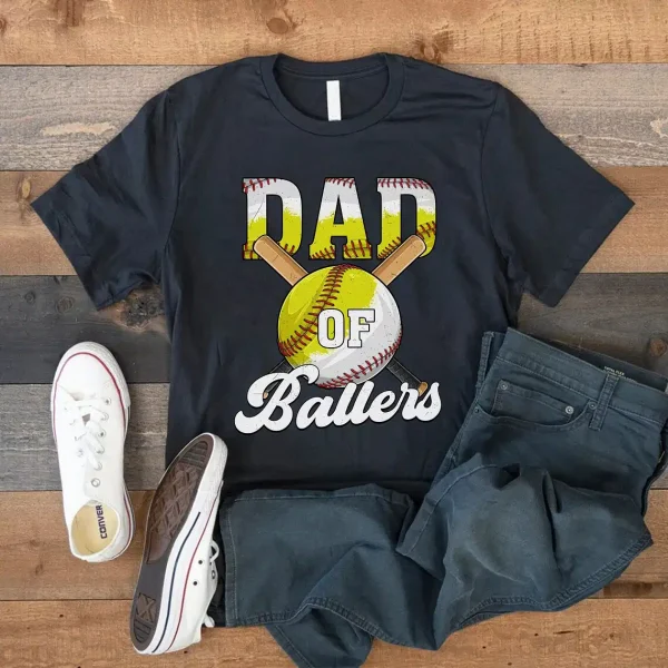 Dad Of Ballers Shirt 3