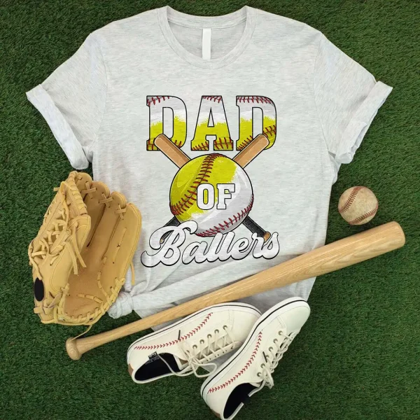 Dad Of Ballers Shirt 4