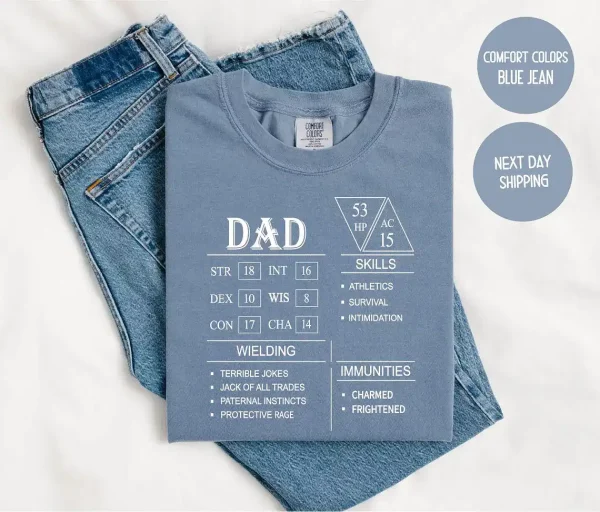 DnD Dad Shirt Block 2