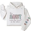 Family This Mama Wears Her Heart On Her Sleeve Personalized Sweatshirt 1 1