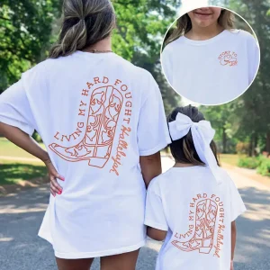 Family T-Shirt, Mom and Me, Me and Kiddo Tee Mommy and Me Matching Set Shirt for Family Country Concert T-Shirt for Festival Outfit