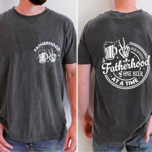 Fatherhood Front And Back Shirt 2