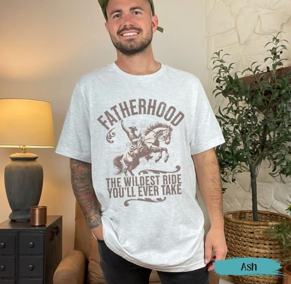 Fatherhood Shirt Dad Cowboy 1