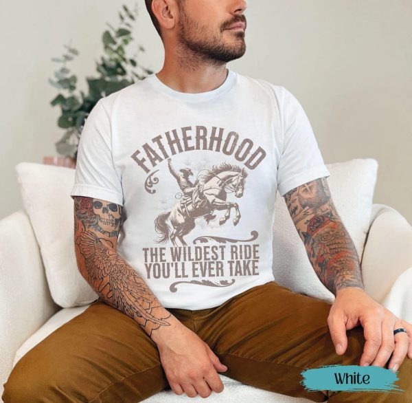 Fatherhood Shirt Dad Cowboy 2
