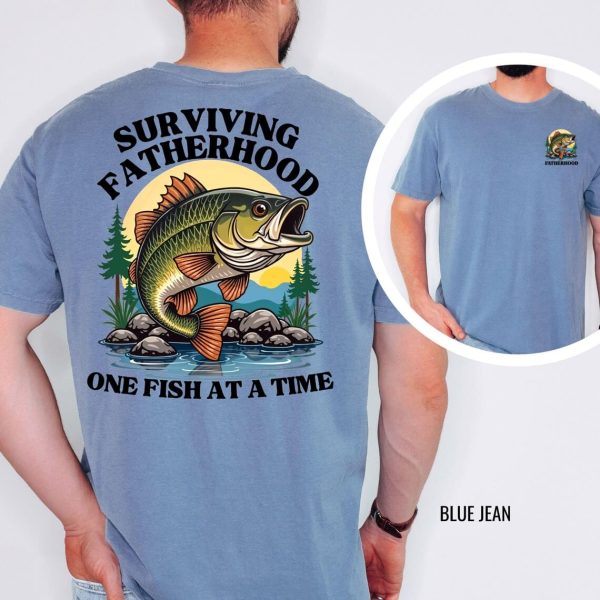 Fatherhood shirt Dad fishing 1
