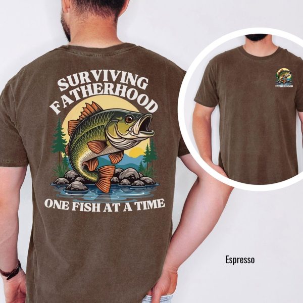 Fatherhood shirt Dad fishing 3