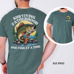 Fatherhood shirt Dad fishing 4