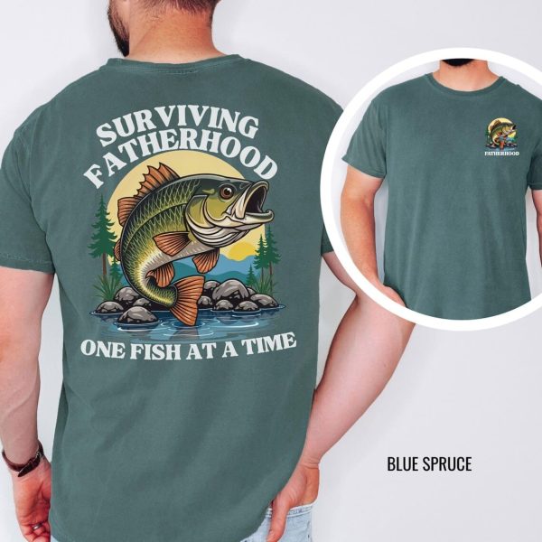 Fatherhood shirt Dad fishing 4