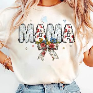 Floral Mama Coquette Bow png Mama Flower png Retro Mama Flower png Mama Floral Png mama groovy png Mama Png Mothers Day png 1 1