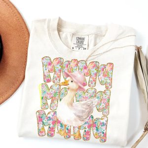 Floral Mama Goose, Mother's Day T-Shirt ? The Best Mother 's Day Gift