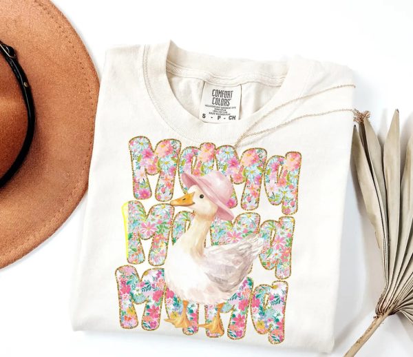 Floral Mama Goose Png Mama Goose Png Girly Png Goose Png Mothers Day Png Floral Mama Png Duck Png Goose Lover Sublimation 2 1