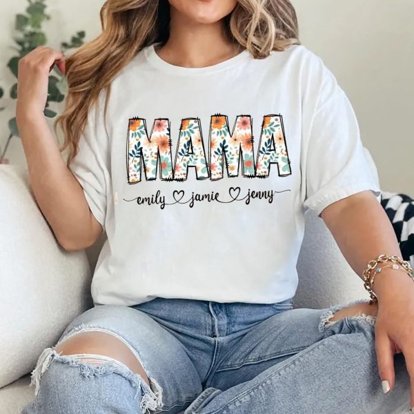 Floral Mama Grandma Nana Bundle png Floral Mama png Mama Flower with Kids Names Mama floral Custom Mama groovy png Mothers Day Gift 2 1
