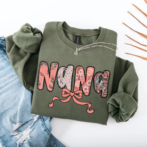 Floral Mimi Sweatshirt and Hoodie Cute Nana Sweatshirt Mothers Day Gift Mommy Shirt New Mom Gift Gift for Mother Mimi Shirt 3 1