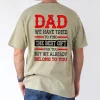 Funny Fathers Day Shirt Dad from Daughter Son Wife for Daddy T Shirt 1